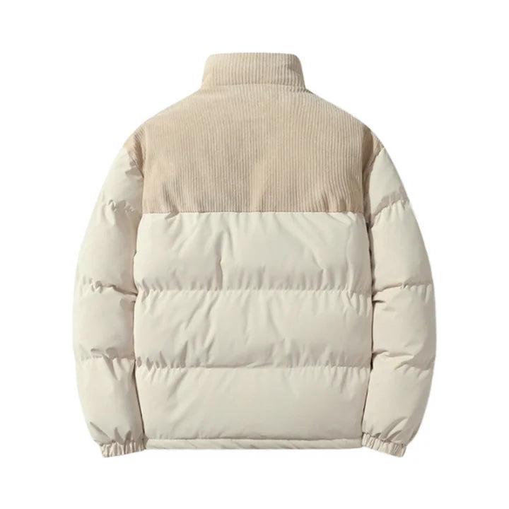 Jaqueta Bobojaco Masculina Monzzani® com forro de lã, zíper resistente e bolsos impermeáveis, ideal para o inverno com estilo e conforto.