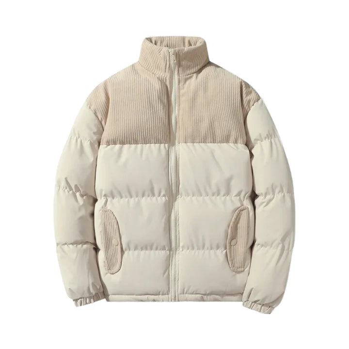 Jaqueta Bobojaco Masculina Monzzani® com forro de lã, zíper resistente e bolsos impermeáveis, ideal para o inverno com estilo e conforto.