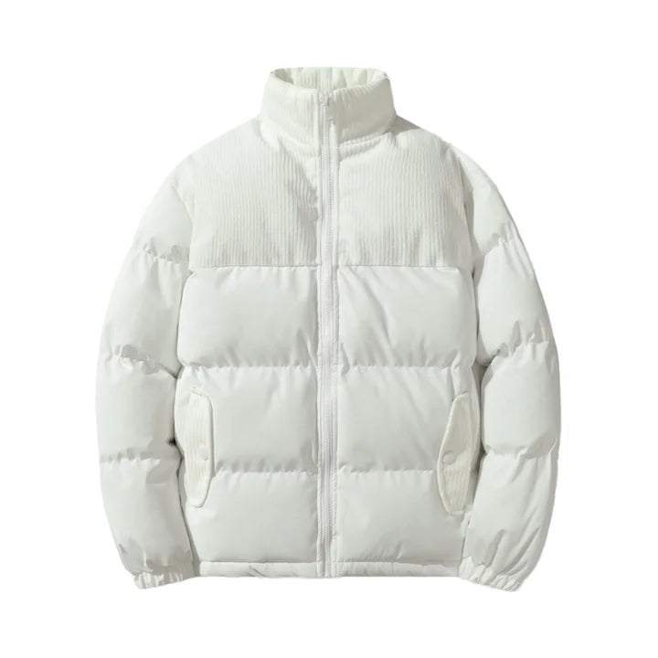 Jaqueta Bobojaco Masculina Monzzani® com forro de lã, zíper resistente e bolsos impermeáveis, ideal para o inverno com estilo e conforto.