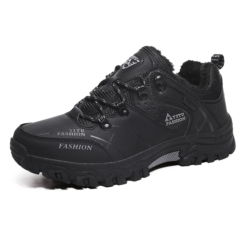 Bota Masculina Monzzani Mountain Snow, com solado antiderrapante, palmilha macia e design resistente para aventuras e uso diário.
