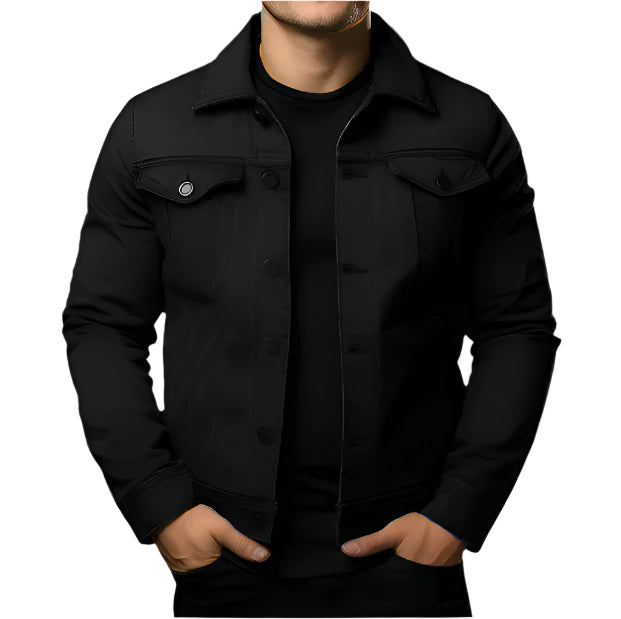 Jaqueta Jeans Masculina Slim Monzzani com design moderno e ajuste perfeito, disponível em várias cores.