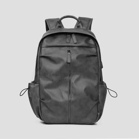 Mochila Executiva em Couro Monzzani MZ802 com alças acolchoadas, design elegante e espaço para notebook.