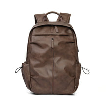 Mochila Executiva em Couro Monzzani MZ802 com alças acolchoadas, design elegante e espaço para notebook.