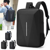Mochila Executiva Monzzani MZ804 com porta USB, cadeado de senha, alças acolchoadas e compartimento para notebook.