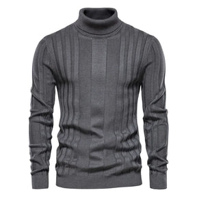 Suéter Masculino Gola Alta Monzzani, elegante e aconchegante, ideal para dias frios e looks sofisticados.