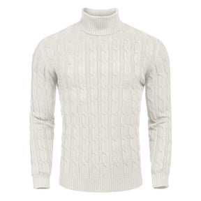 Suéter Masculino Gola Alta Monzzani, elegante e aconchegante, ideal para climas frios e looks sofisticados.